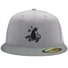 Flexfit 6210 Structured Flat Bill Fitted Hat Thumbnail