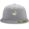 Flexfit 6210 Structured Flat Bill Fitted Hat Thumbnail