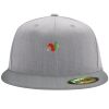 Flexfit 6210 Structured Flat Bill Fitted Hat Thumbnail