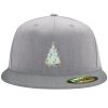 Flexfit 6210 Structured Flat Bill Fitted Hat Thumbnail