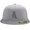 Flexfit 6210 Structured Flat Bill Fitted Hat Thumbnail