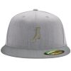 Flexfit 6210 Structured Flat Bill Fitted Hat Thumbnail