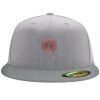 Flexfit 6210 Structured Flat Bill Fitted Hat Thumbnail