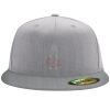 Flexfit 6210 Structured Flat Bill Fitted Hat Thumbnail