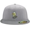 Flexfit 6210 Structured Flat Bill Fitted Hat Thumbnail