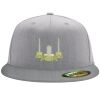 Flexfit 6210 Structured Flat Bill Fitted Hat Thumbnail