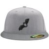 Flexfit 6210 Structured Flat Bill Fitted Hat Thumbnail