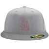 Flexfit 6210 Structured Flat Bill Fitted Hat Thumbnail