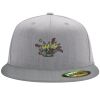 Flexfit 6210 Structured Flat Bill Fitted Hat Thumbnail