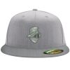 Flexfit 6210 Structured Flat Bill Fitted Hat Thumbnail