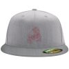 Flexfit 6210 Structured Flat Bill Fitted Hat Thumbnail