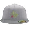 Flexfit 6210 Structured Flat Bill Fitted Hat Thumbnail