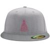 Flexfit 6210 Structured Flat Bill Fitted Hat Thumbnail