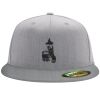 Flexfit 6210 Structured Flat Bill Fitted Hat Thumbnail