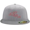 Flexfit 6210 Structured Flat Bill Fitted Hat Thumbnail