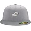 Flexfit 6210 Structured Flat Bill Fitted Hat Thumbnail