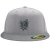 Flexfit 6210 Structured Flat Bill Fitted Hat Thumbnail