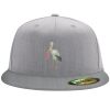 Flexfit 6210 Structured Flat Bill Fitted Hat Thumbnail