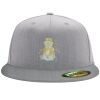 Flexfit 6210 Structured Flat Bill Fitted Hat Thumbnail