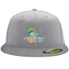 Flexfit 6210 Structured Flat Bill Fitted Hat Thumbnail
