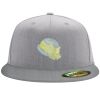 Flexfit 6210 Structured Flat Bill Fitted Hat Thumbnail