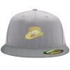 Flexfit 6210 Structured Flat Bill Fitted Hat Thumbnail