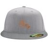 Flexfit 6210 Structured Flat Bill Fitted Hat Thumbnail