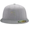 Flexfit 6210 Structured Flat Bill Fitted Hat Thumbnail
