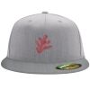 Flexfit 6210 Structured Flat Bill Fitted Hat Thumbnail