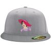 Flexfit 6210 Structured Flat Bill Fitted Hat Thumbnail