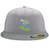 Flexfit 6210 Structured Flat Bill Fitted Hat Thumbnail