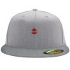 Flexfit 6210 Structured Flat Bill Fitted Hat Thumbnail