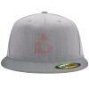 Flexfit 6210 Structured Flat Bill Fitted Hat Thumbnail