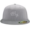 Flexfit 6210 Structured Flat Bill Fitted Hat Thumbnail