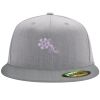 Flexfit 6210 Structured Flat Bill Fitted Hat Thumbnail