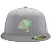 Flexfit 6210 Structured Flat Bill Fitted Hat Thumbnail