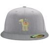 Flexfit 6210 Structured Flat Bill Fitted Hat Thumbnail