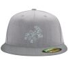 Flexfit 6210 Structured Flat Bill Fitted Hat Thumbnail