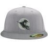 Flexfit 6210 Structured Flat Bill Fitted Hat Thumbnail
