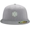 Flexfit 6210 Structured Flat Bill Fitted Hat Thumbnail
