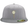 Flexfit 6210 Structured Flat Bill Fitted Hat Thumbnail
