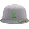 Flexfit 6210 Structured Flat Bill Fitted Hat Thumbnail