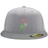 Flexfit 6210 Structured Flat Bill Fitted Hat Thumbnail