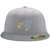 Flexfit 6210 Structured Flat Bill Fitted Hat Thumbnail
