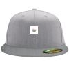 Flexfit 6210 Structured Flat Bill Fitted Hat Thumbnail