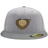 Flexfit 6210 Structured Flat Bill Fitted Hat Thumbnail