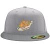 Flexfit 6210 Structured Flat Bill Fitted Hat Thumbnail