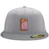 Flexfit 6210 Structured Flat Bill Fitted Hat Thumbnail