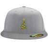 Flexfit 6210 Structured Flat Bill Fitted Hat Thumbnail