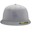 Flexfit 6210 Structured Flat Bill Fitted Hat Thumbnail